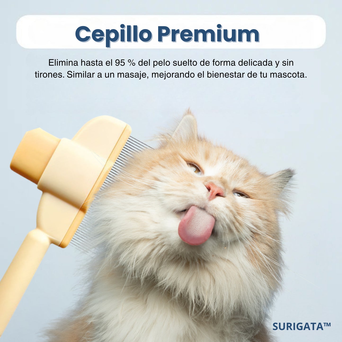 Cepillo mascotas extractor de pelo