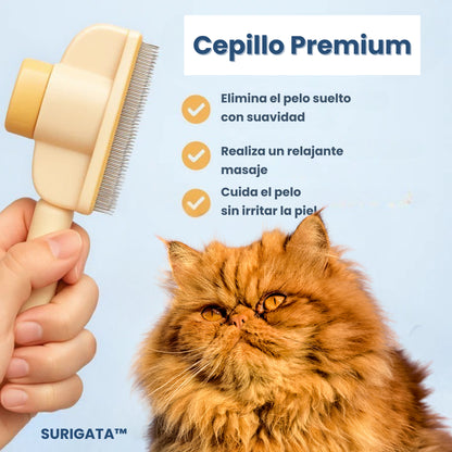 Cepillo mascotas extractor de pelo