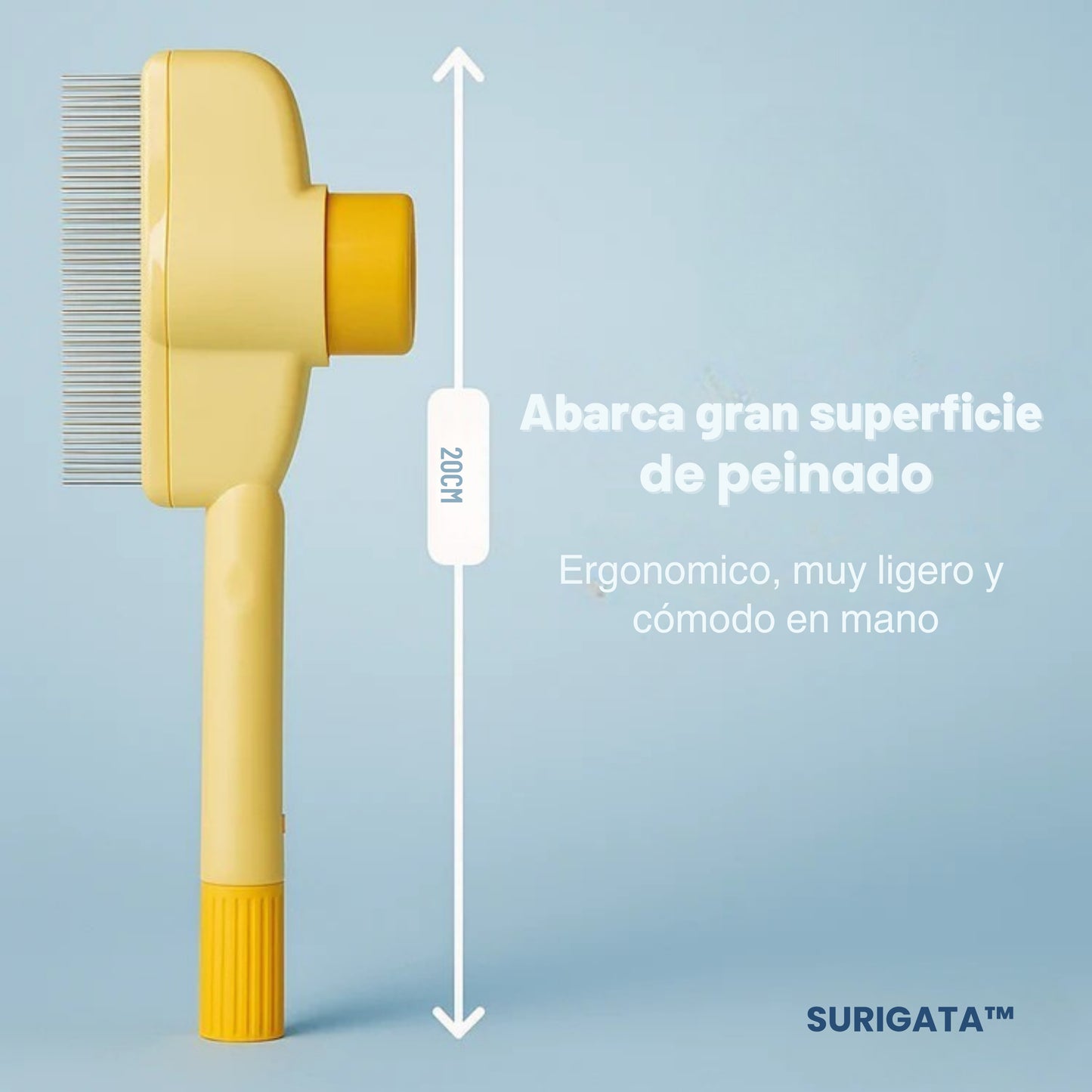 Cepillo mascotas extractor de pelo